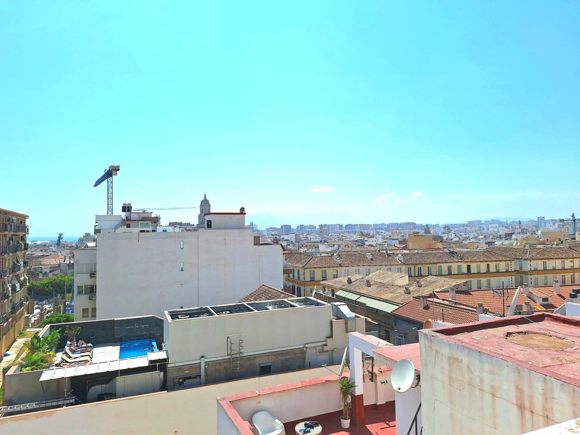 Malaga Centre Rooftop Terrace With Panoramic Views Bagian luar foto