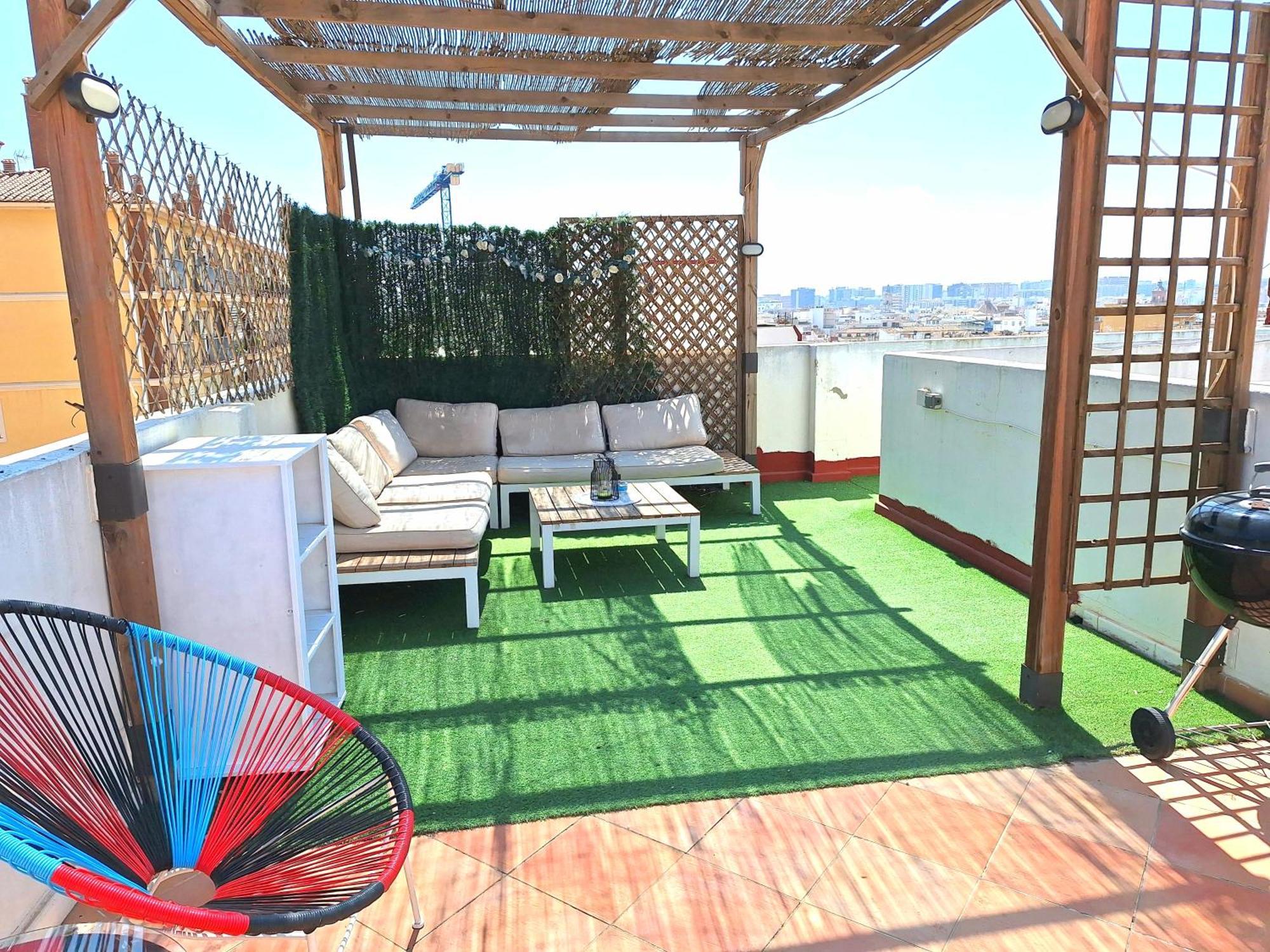 Malaga Centre Rooftop Terrace With Panoramic Views Bagian luar foto